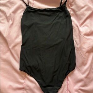 Aerie Black SmoothEZ Bodysuit size can